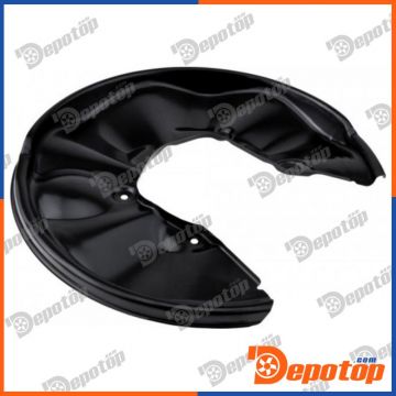 Déflecteur, disque de frein arrière gauche pour AUDI | HTO-AU-014